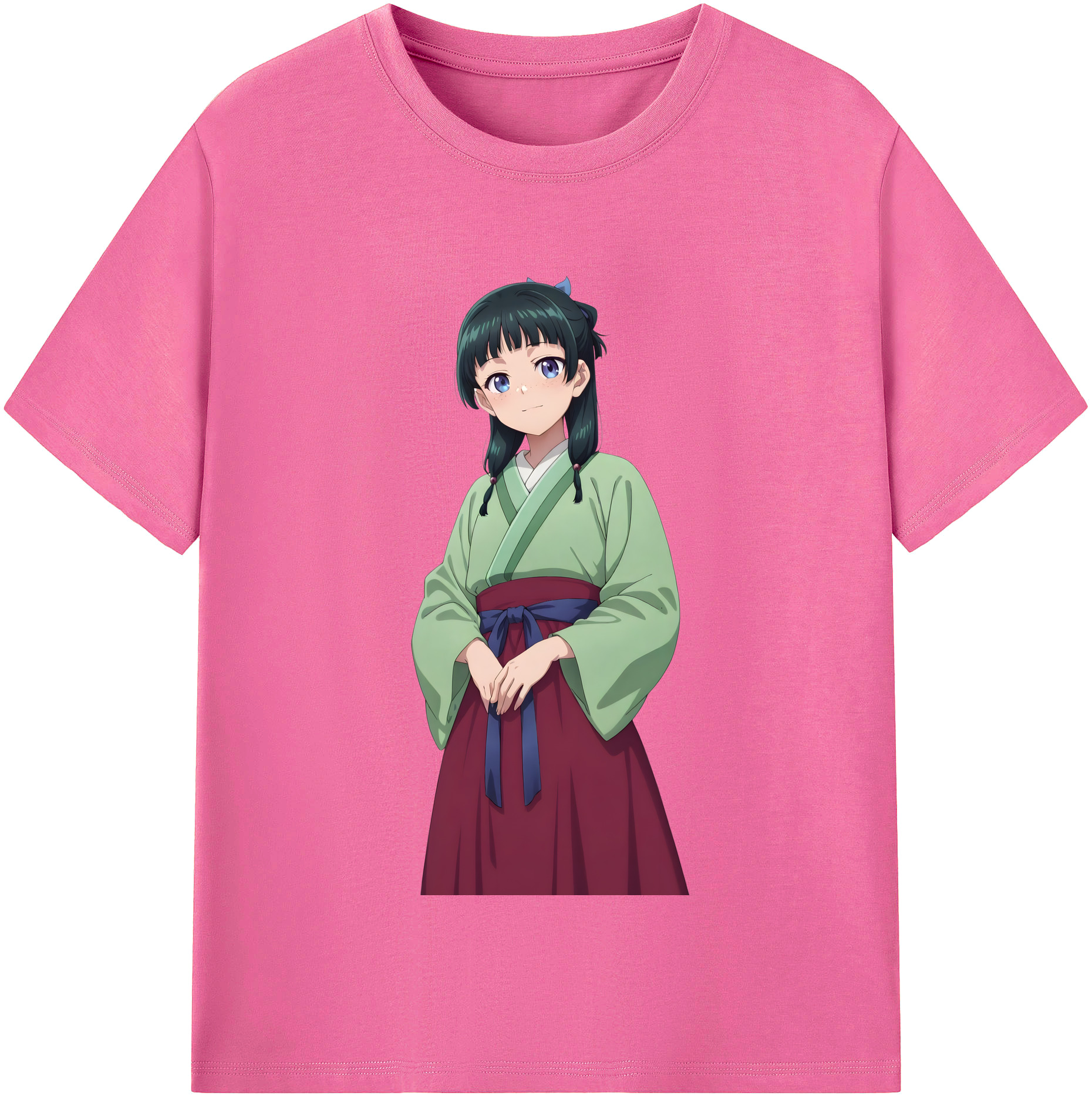 （画像用） 薬屋のひとりごと The Apothecary Diaries レディースカジュアルプリントTシャツ（綿100％）